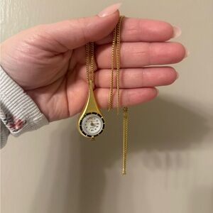 Vintage Watch Pendant Necklace